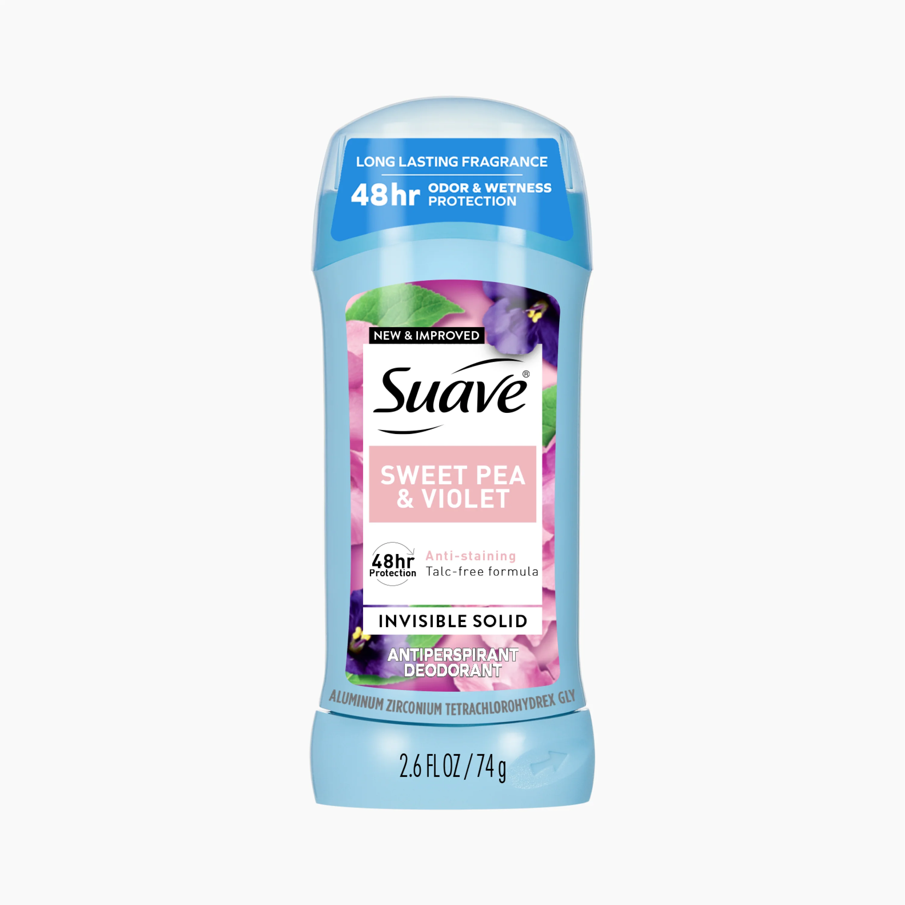 Invisble Solid Sweet Pea & Violet Invisible Solid Antiperspirant Deodorant Stick ...