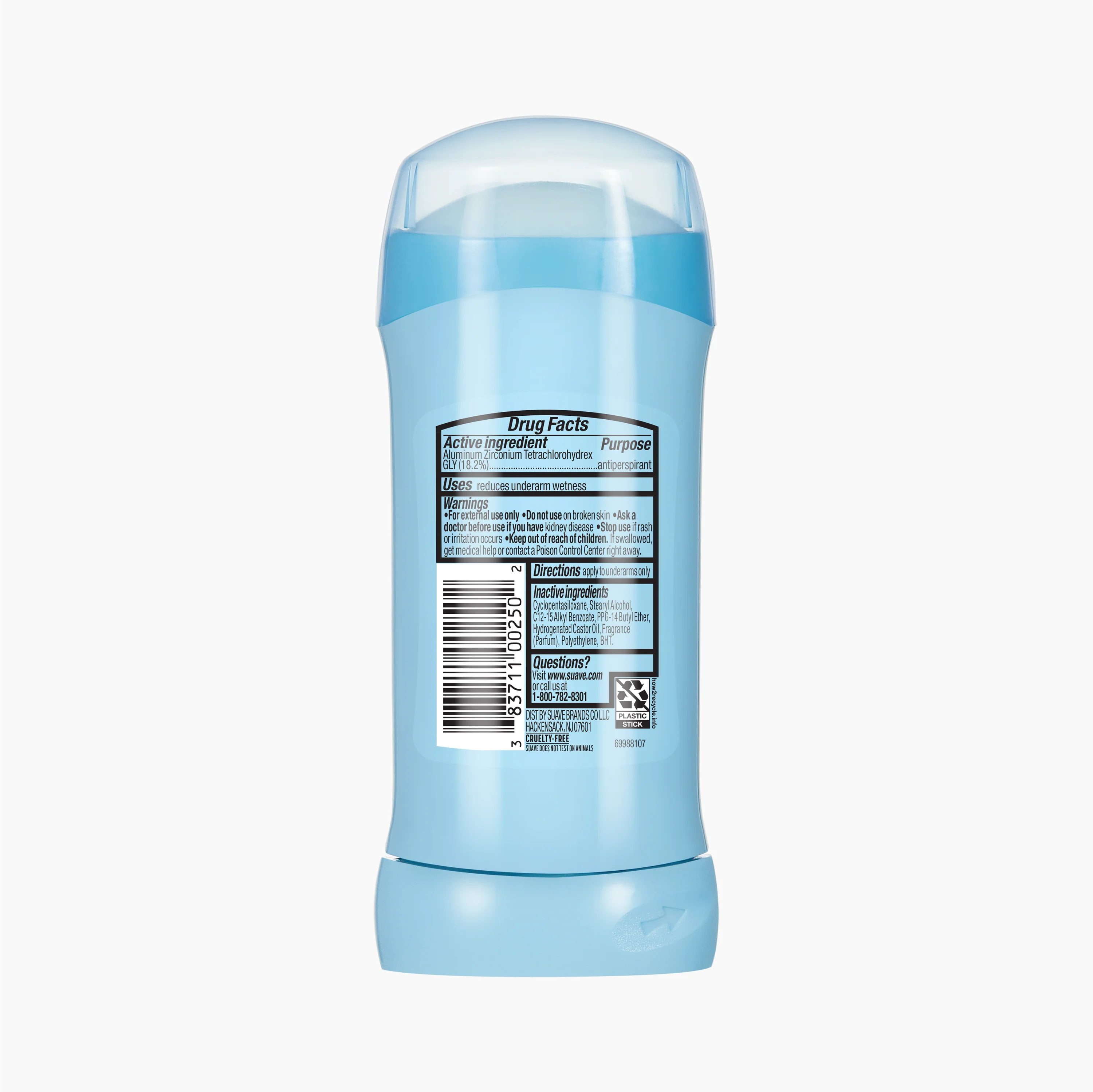 Solid Powder Powder Invisible Solid Antiperspirant Deodorant Stick - Suave Brands Co.
