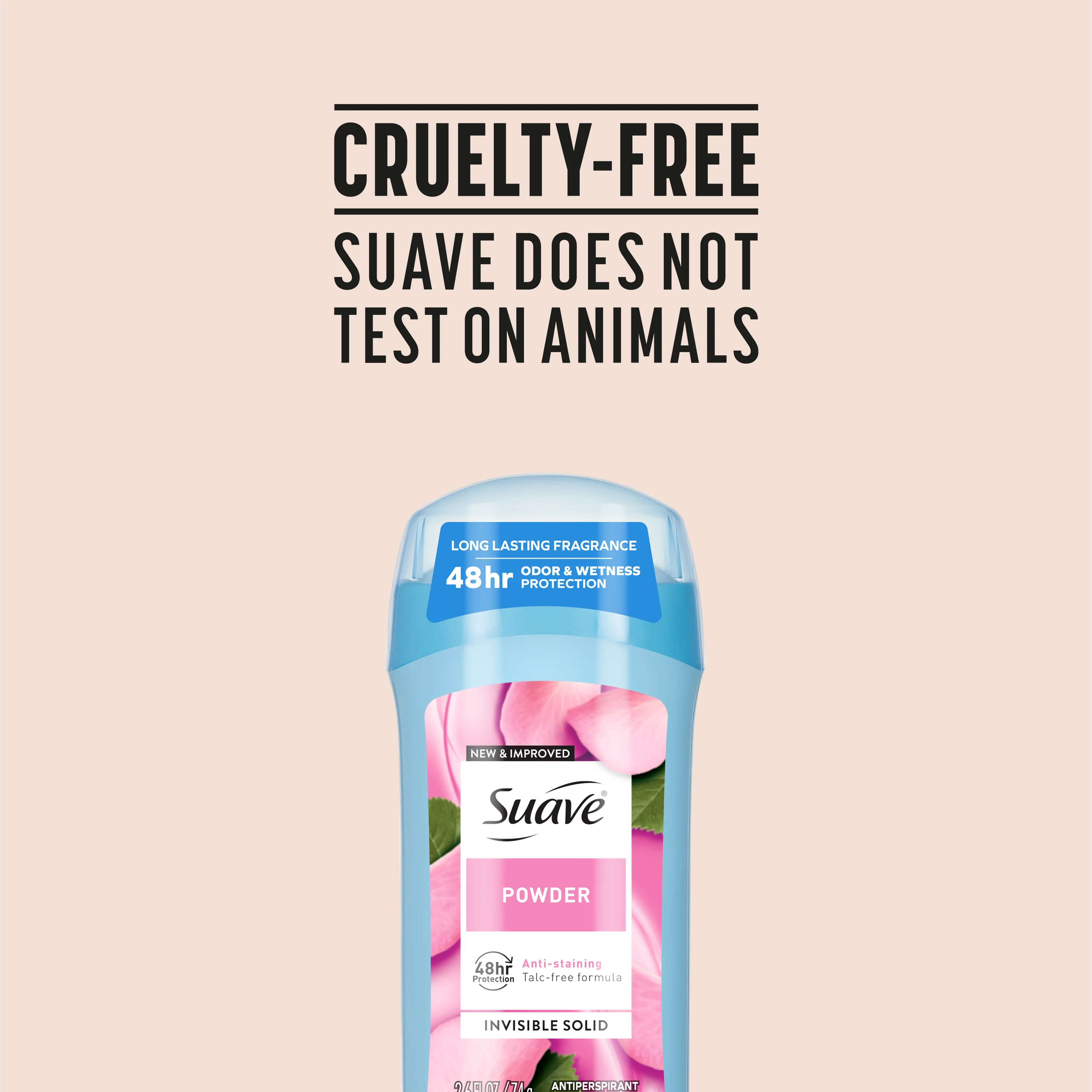 Invisble Solid Powder Invisible Solid Antiperspirant Deodorant Stick - Suave Brands Co.